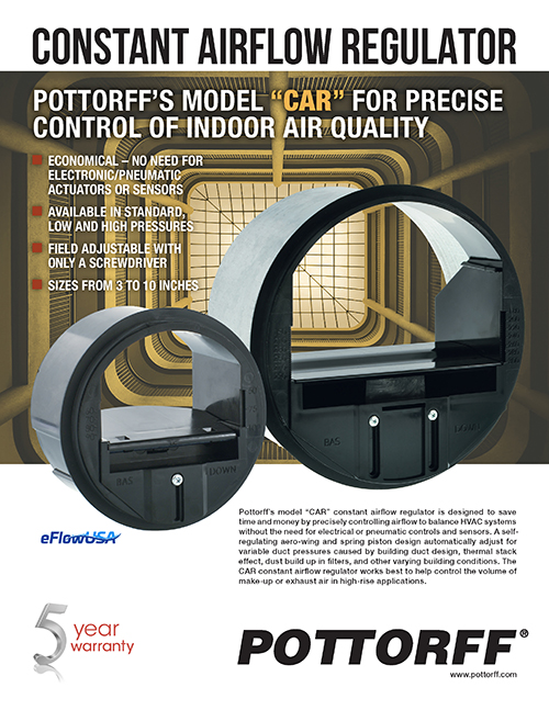 Save time and money by precisely controlling airflow to balance HVAC systems